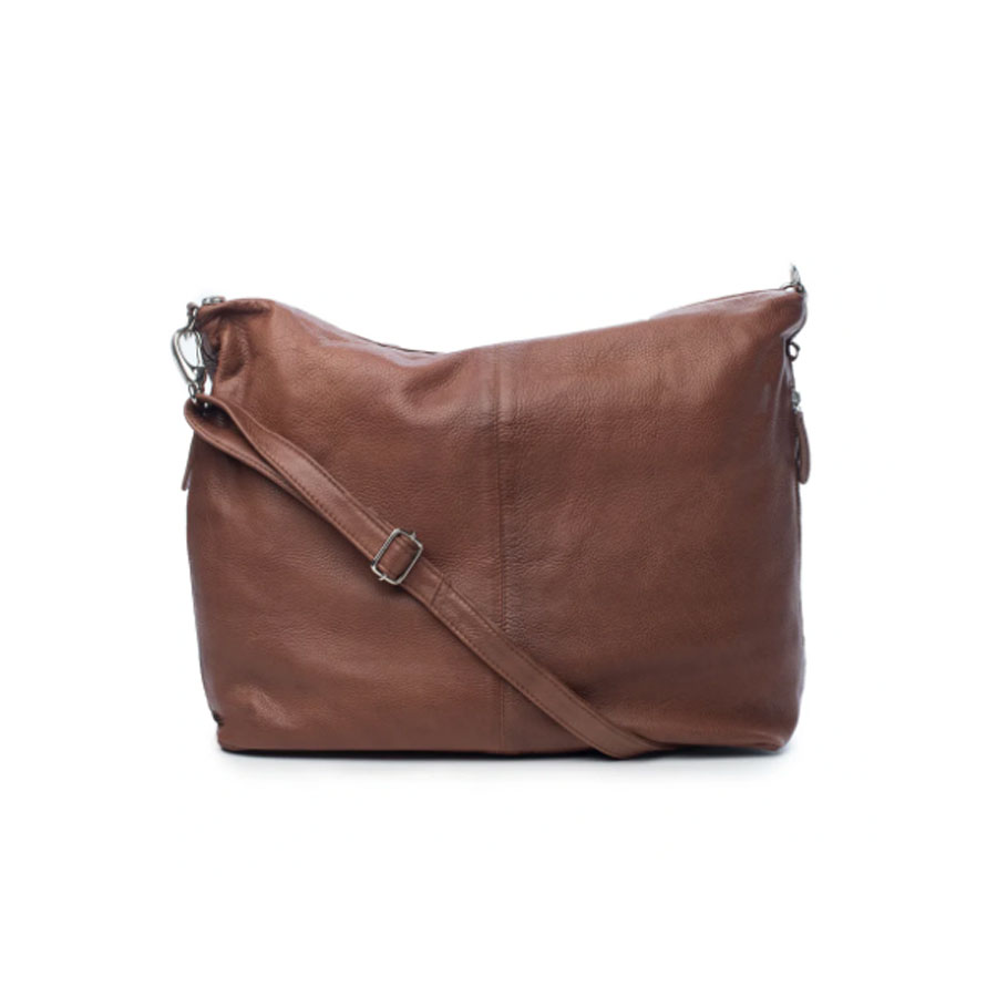 Dusky Robyn Adele Leather Handbag Brown - Essjai