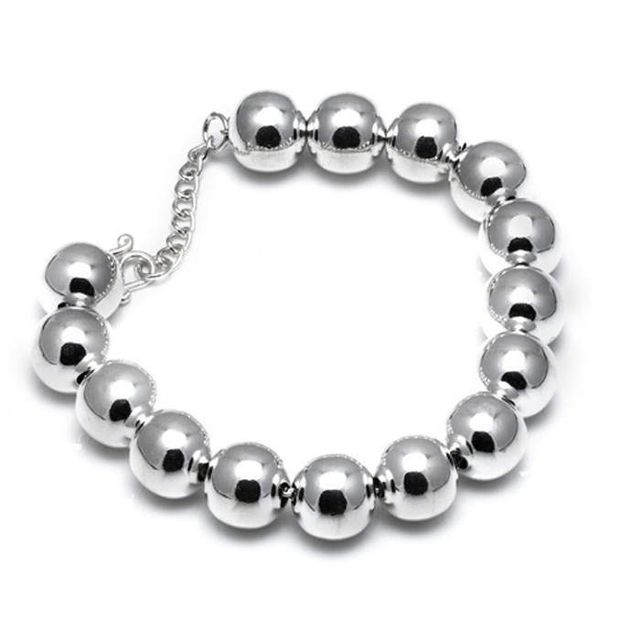 Top more than 83 sterling silver ball bracelet 10mm super hot - in ...